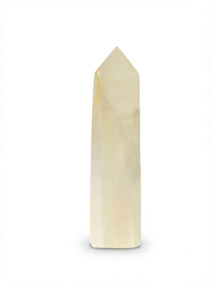 White Calcite Obelisk Tower | The Harmony Store Tower
