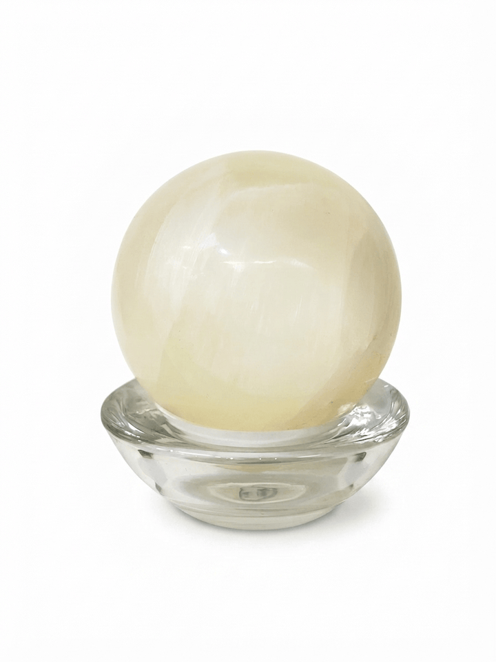 White Calcite Sphere | The Harmony Store Sphere