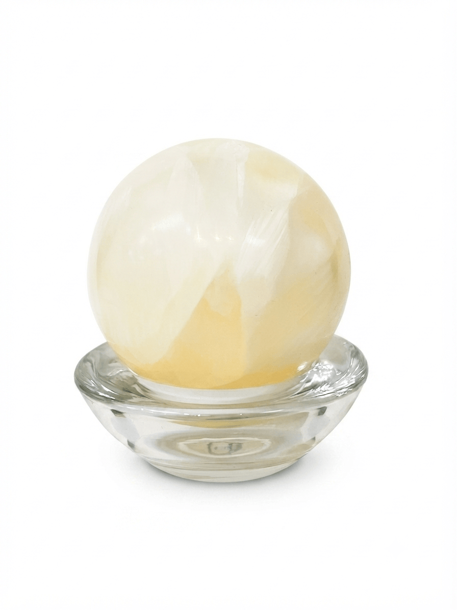 White Calcite Sphere | The Harmony Store Sphere