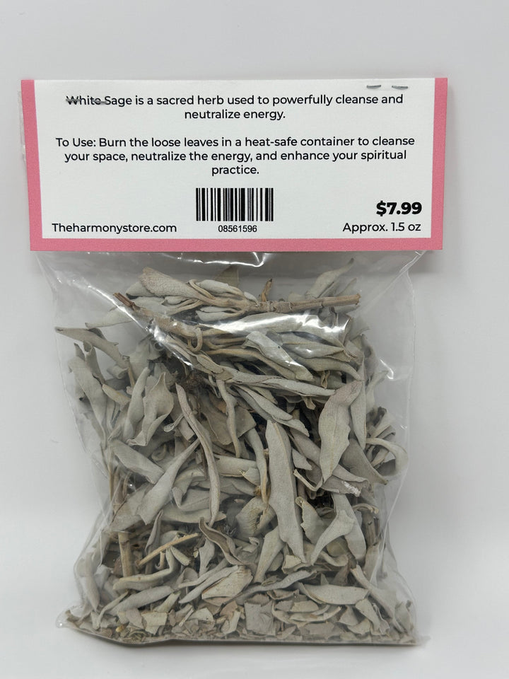 White Sage Smudge Leaf Pack | The Harmony Store