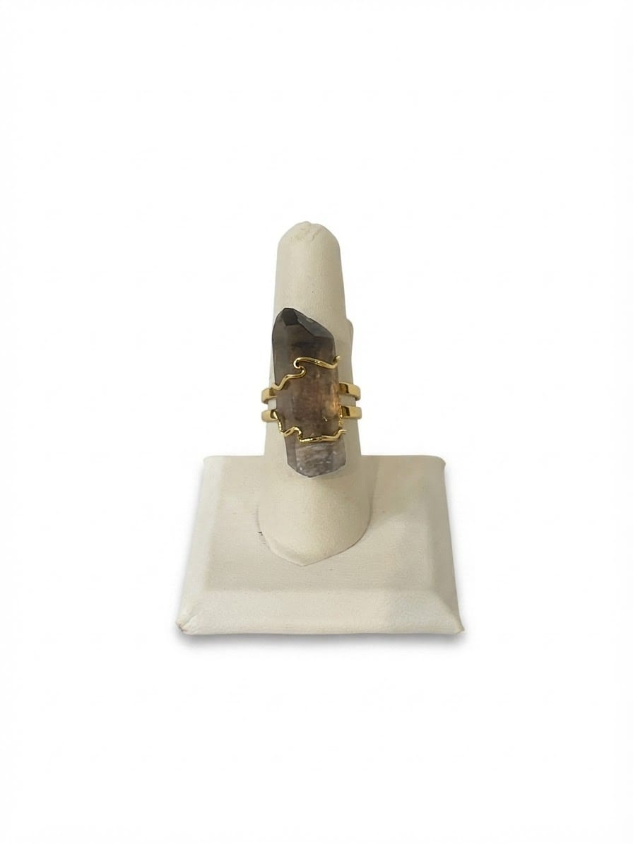 Smoky Quartz Wire Wrapped Ring | The Harmony Store Ring