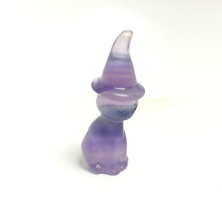 Witch Cat Crystal Figurine 3 inch | The Harmony Store