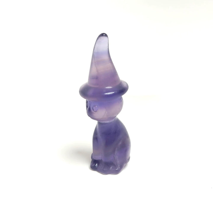 Witch Cat Crystal Figurine 3 inch | The Harmony Store
