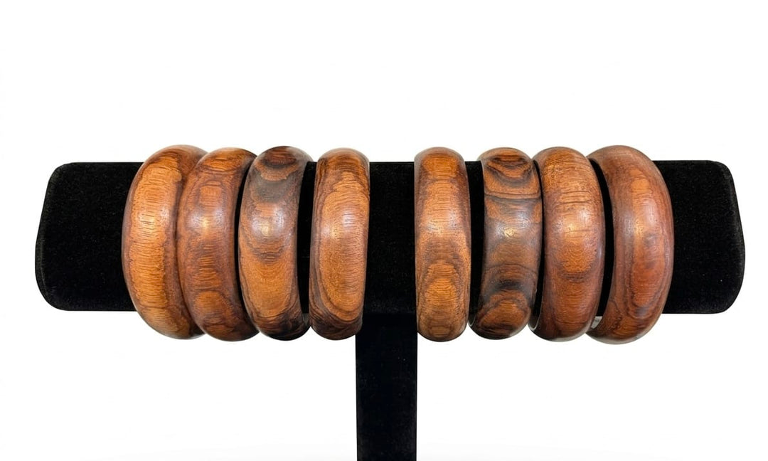 Wood Boho Bangle Bracelet | The Harmony Store Bracelet