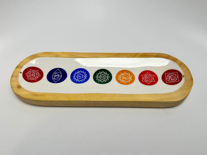 Wooden Handmade 7 Chakra Incense Holder | The Harmony Store Incense Holder