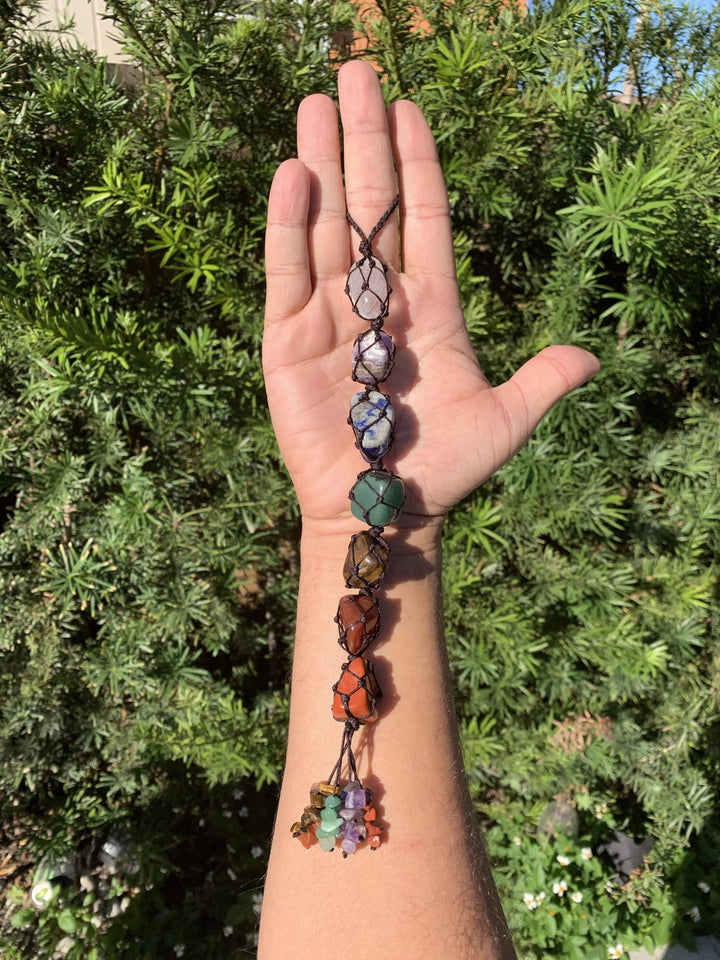 7 Chakra Tassel Tumble Set | The Harmony Store Tumbled Stone