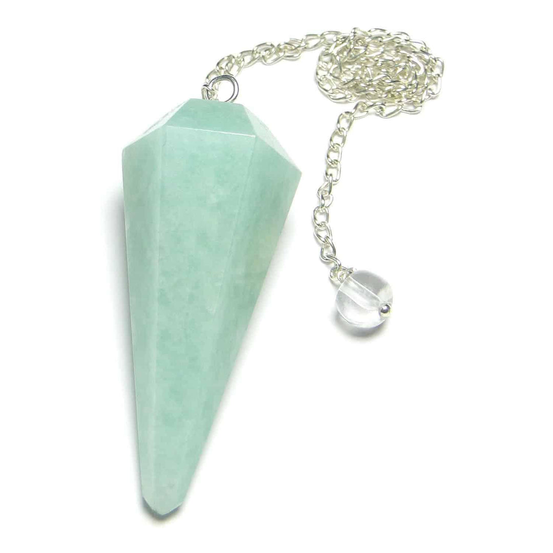 Amazonite Faceted Pendulum | The Harmony Store Crystal Pendulum