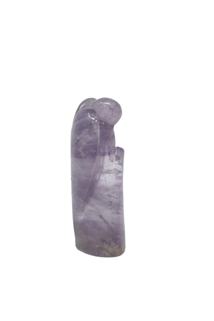 Amethyst Angel Hand Carved 3.5" | The Harmony Store Crystal Figurine