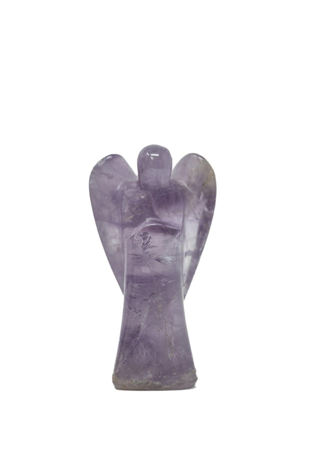 Amethyst Angel Hand Carved 3.5" | The Harmony Store Crystal Figurine