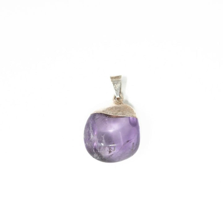 Amethyst Plated Tumble Pendant Pendant