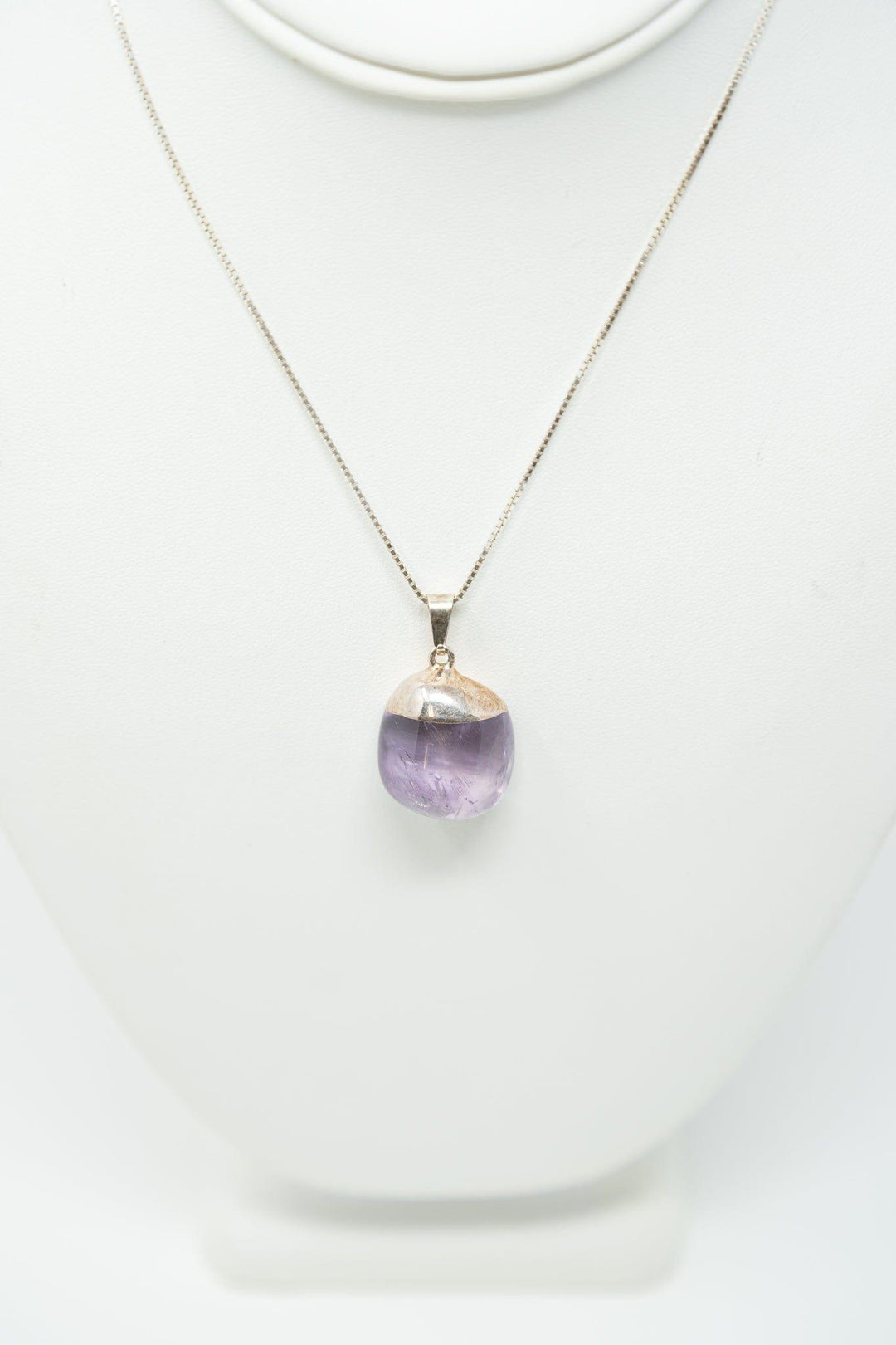 Amethyst Plated Tumble Pendant Pendant