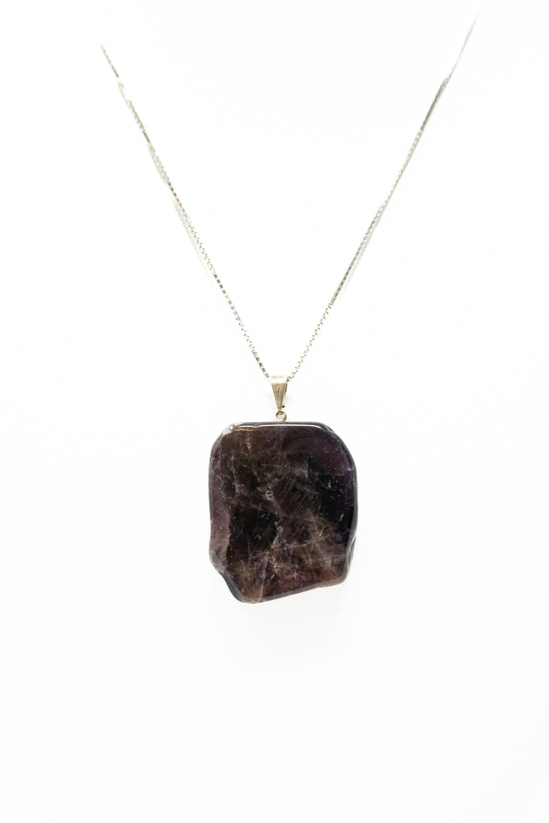Amethyst Sliced Pendant | Raw Edge Crystal | Harmony Store Pendant