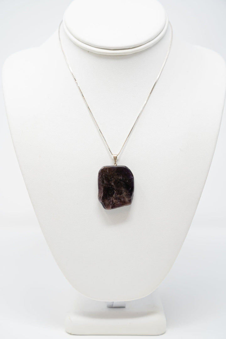 Amethyst Sliced Pendant | Raw Edge Crystal | Harmony Store Pendant