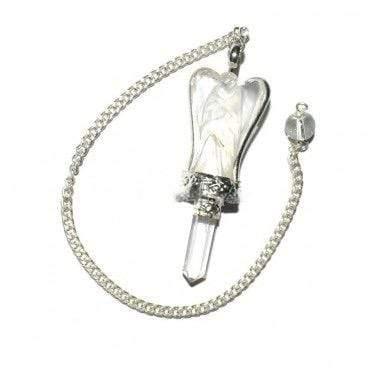 Angel Clear Quartz Pendulum | The Harmony Store Crystal Pendulum