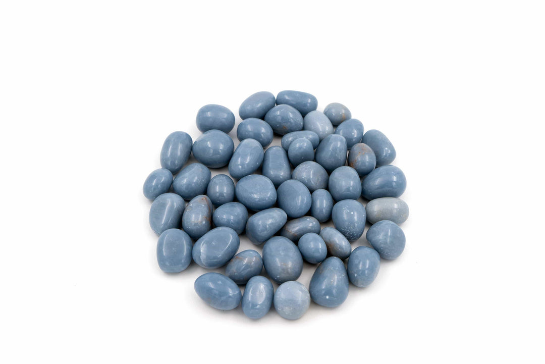 Angelite Tumbled Stone | The Harmony Store Tumbled Stone