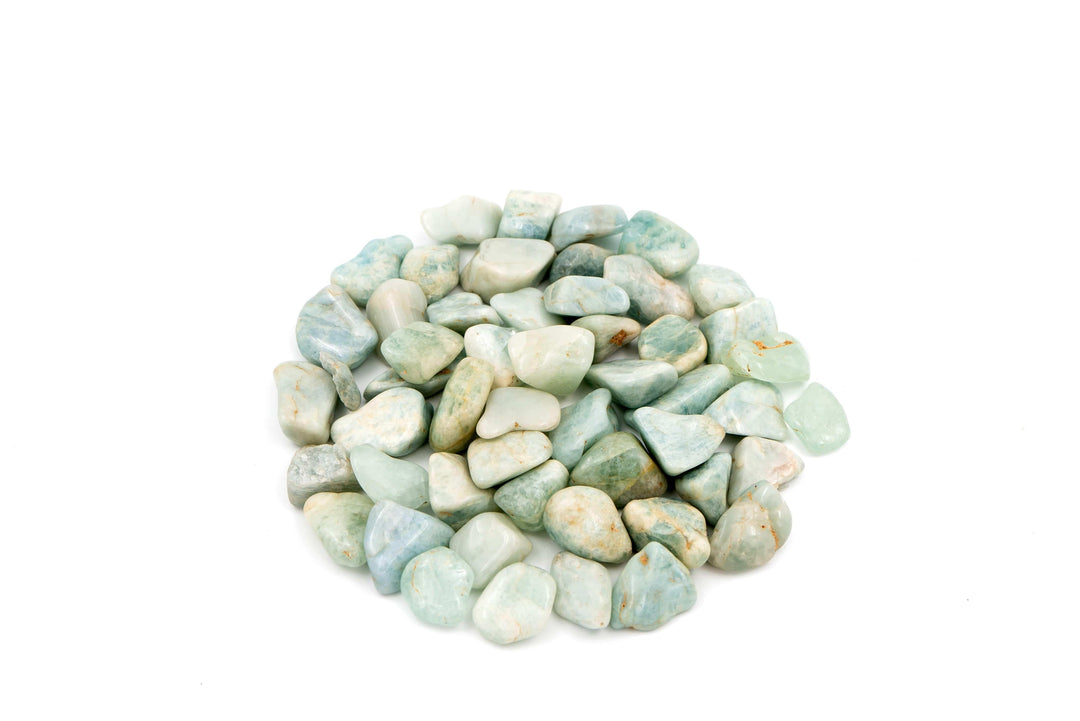 Aquamarine Tumbled Stone | The Harmony Store Tumbled Stone