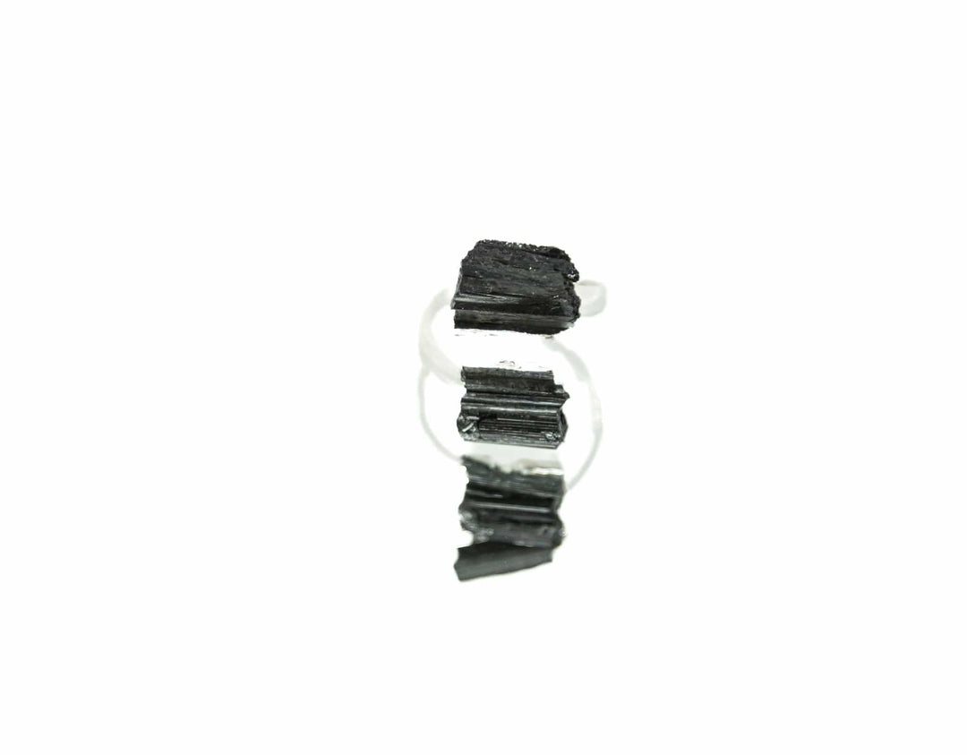Black Tourmaline Adjustable Ring | Harmony Store Ring