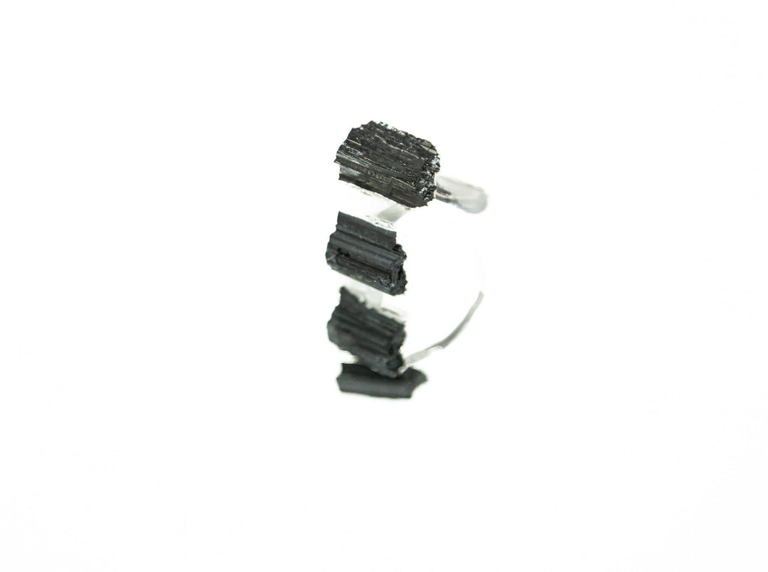 Black Tourmaline Adjustable Ring | Harmony Store Ring