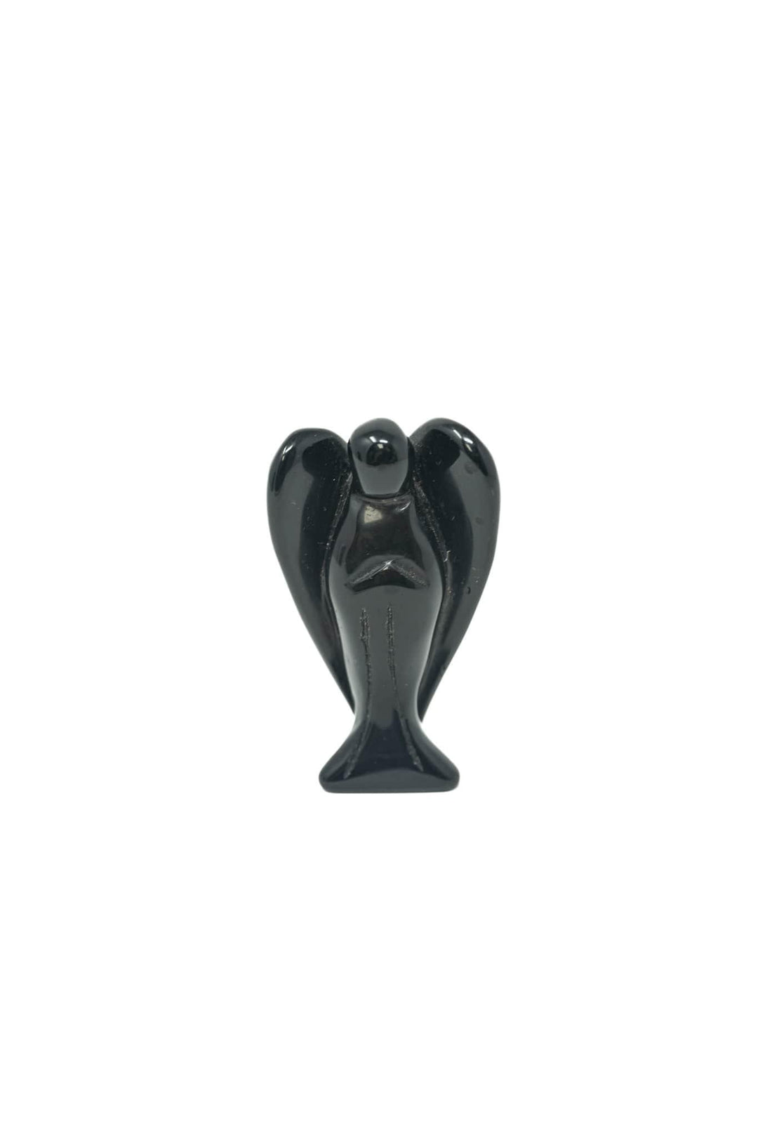 Black Tourmaline Angel | The Harmony Store Crystal Figurine