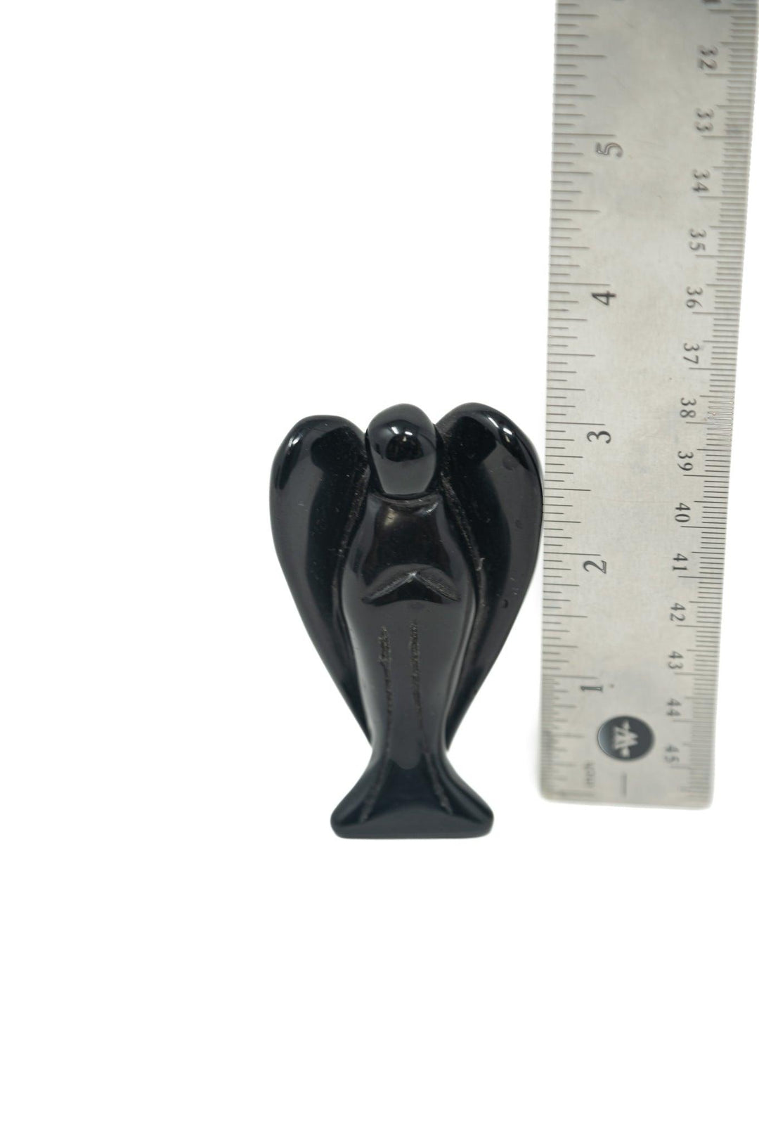 Black Tourmaline Angel | The Harmony Store Crystal Figurine