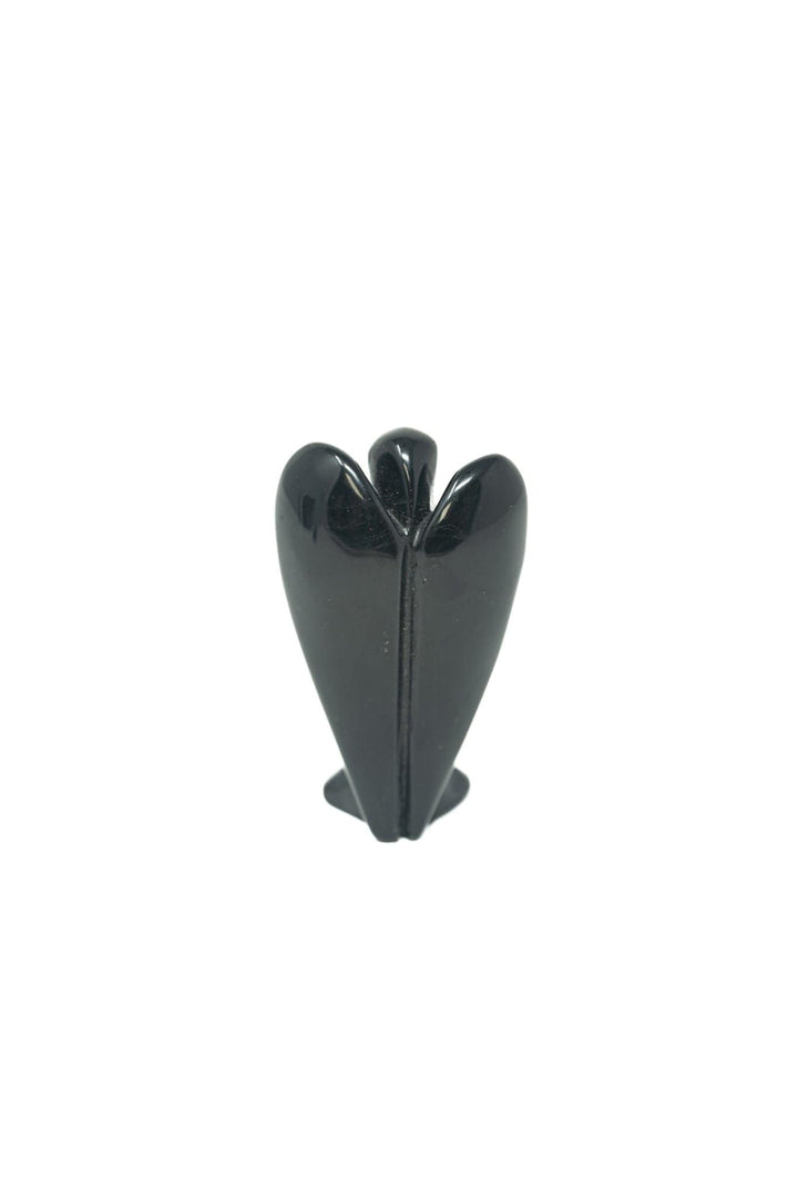 Black Tourmaline Angel | The Harmony Store Crystal Figurine