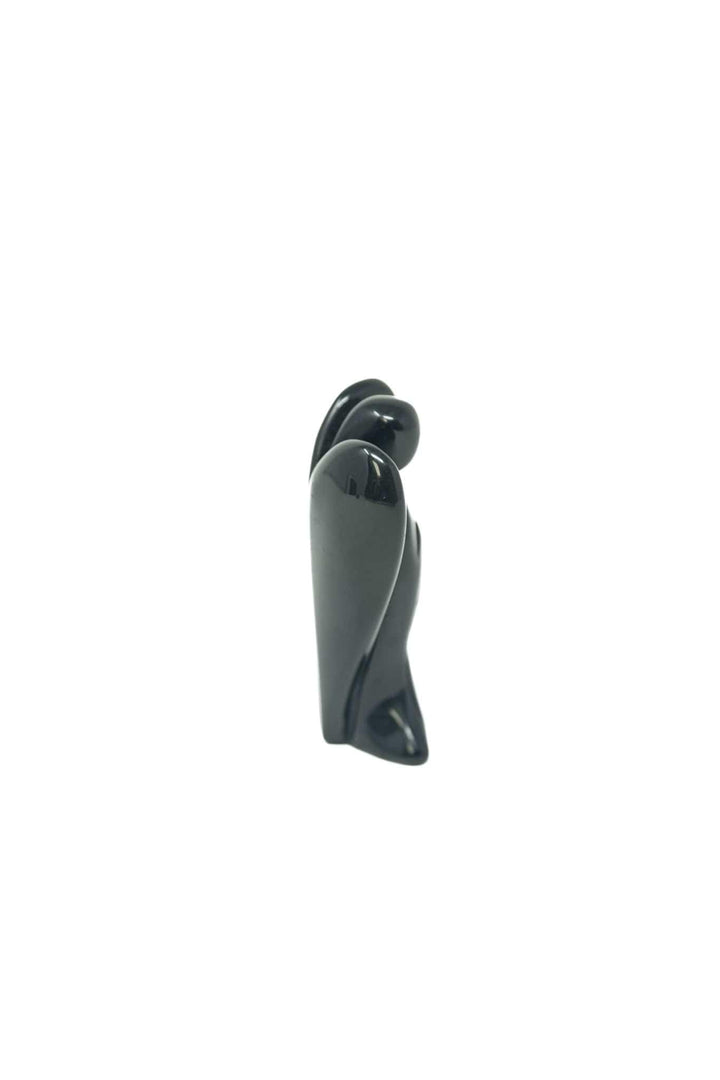 Black Tourmaline Angel | The Harmony Store Crystal Figurine