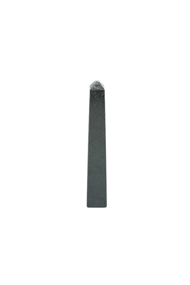 Black Tourmaline Obelisk | The Harmony Store Crystal Tower