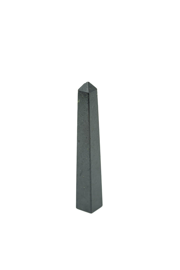 Black Tourmaline Obelisk | The Harmony Store Crystal Tower