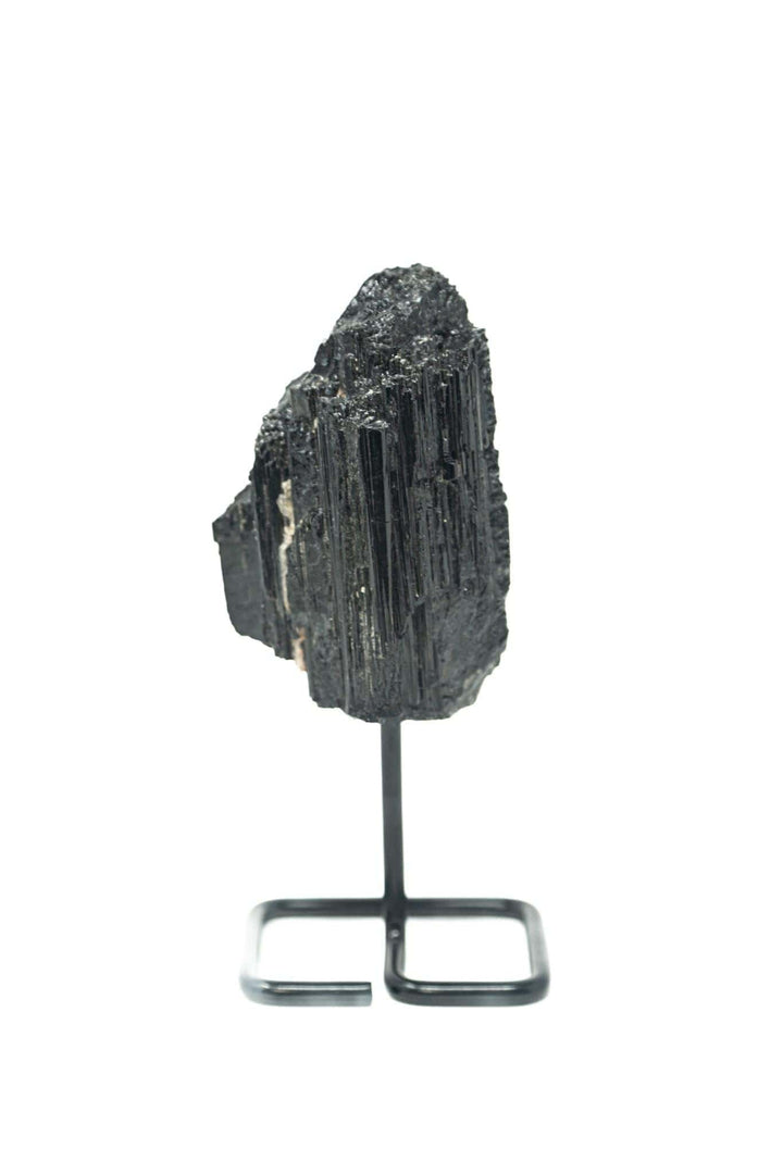 Black Tourmaline On Pin Large | The Harmony Store Crystal Tower