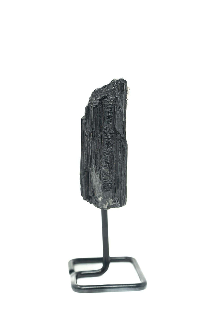 Black Tourmaline On Pin Large | The Harmony Store Crystal Tower