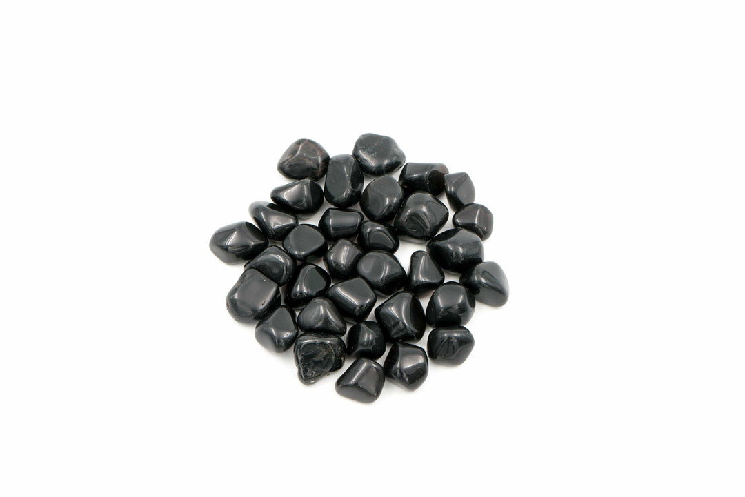 Black Tourmaline Tumbled Stone | The Harmony Store Tumbled Stone