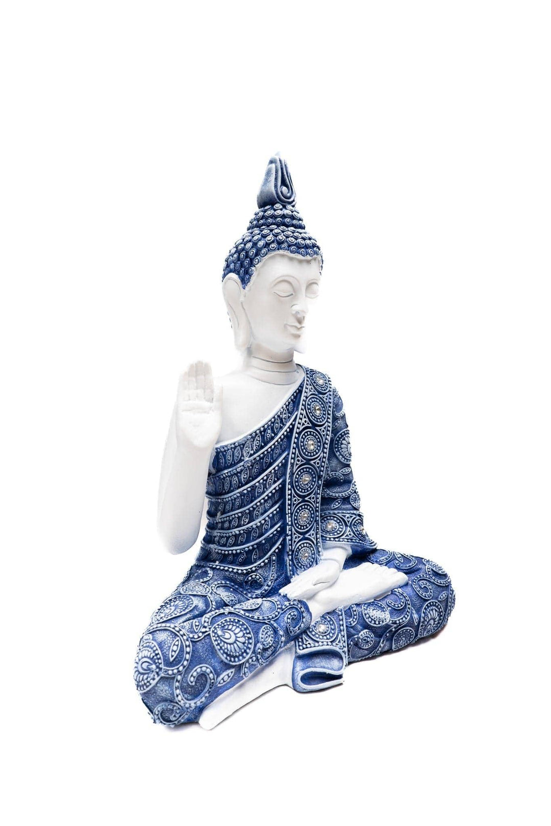 Blue Blessing Buddha Statue | The Harmony Store Statue