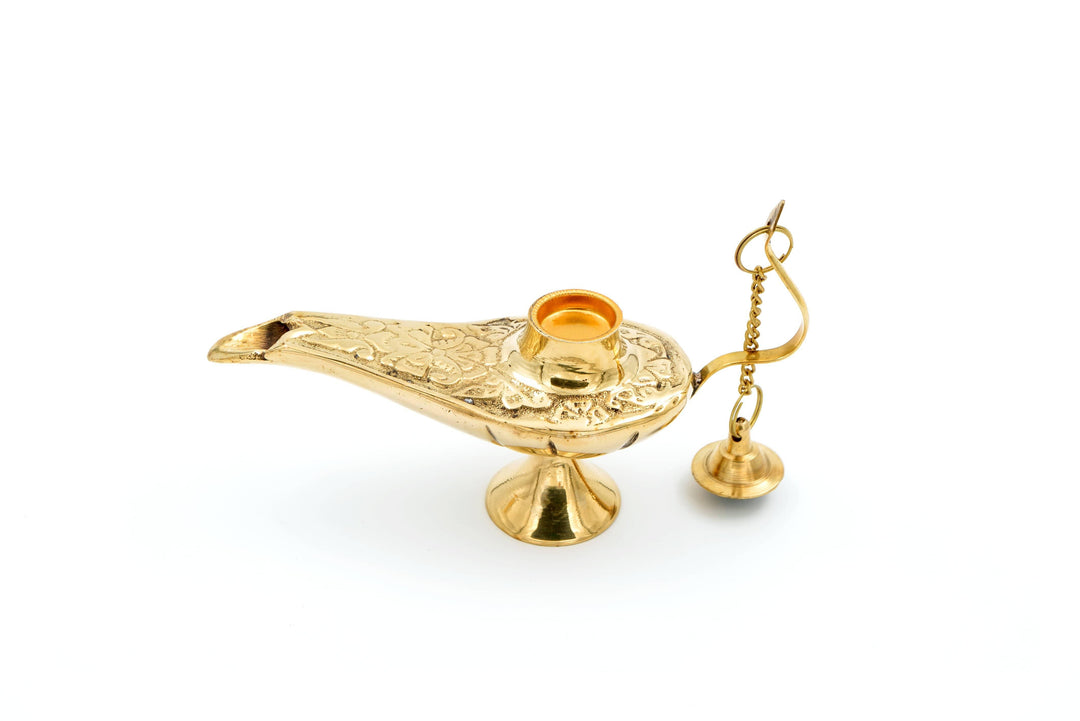 Brass Genie Lamp Incense Burner | The Harmony Store Incense Holder