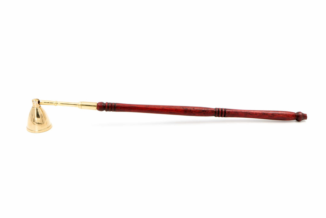 Candle Snuffer with Wood Handle | The Harmony Store Candle Holder