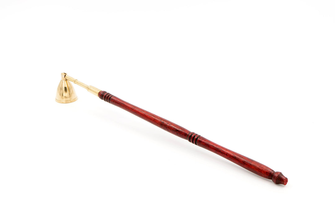 Candle Snuffer with Wood Handle | The Harmony Store Candle Holder