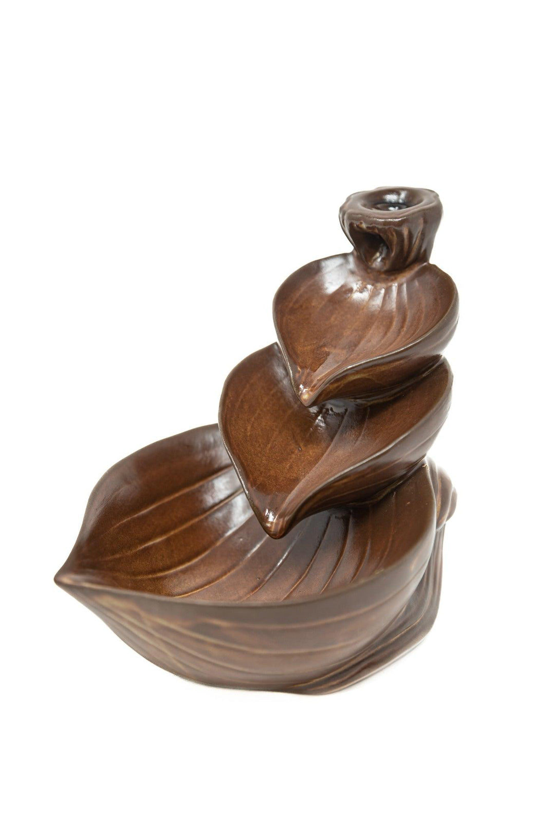 Ceramic Leaf Backflow Incense Burner Incense