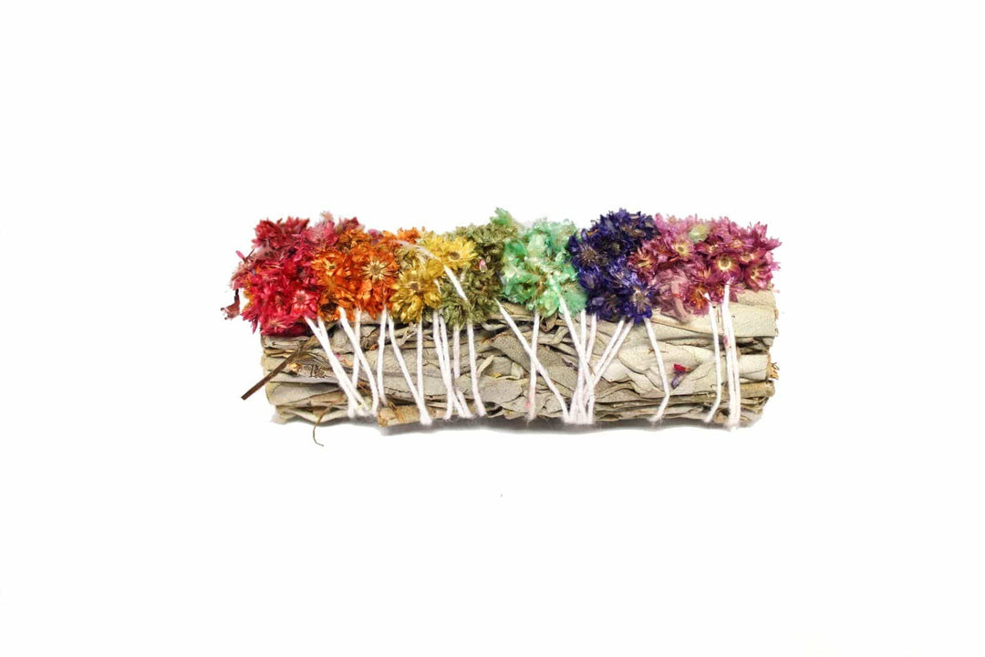 Chakra White Sage Smudge Stick | The Harmony Store Smudge Bundle