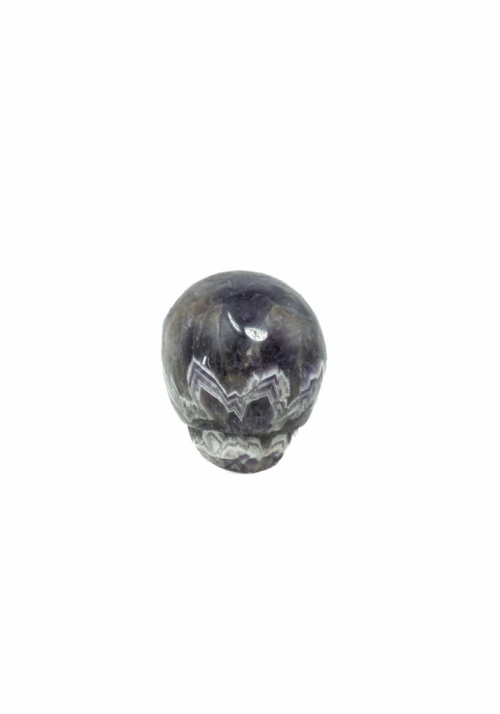 Chevron Amethyst Alien Head | The Harmony Store Carving