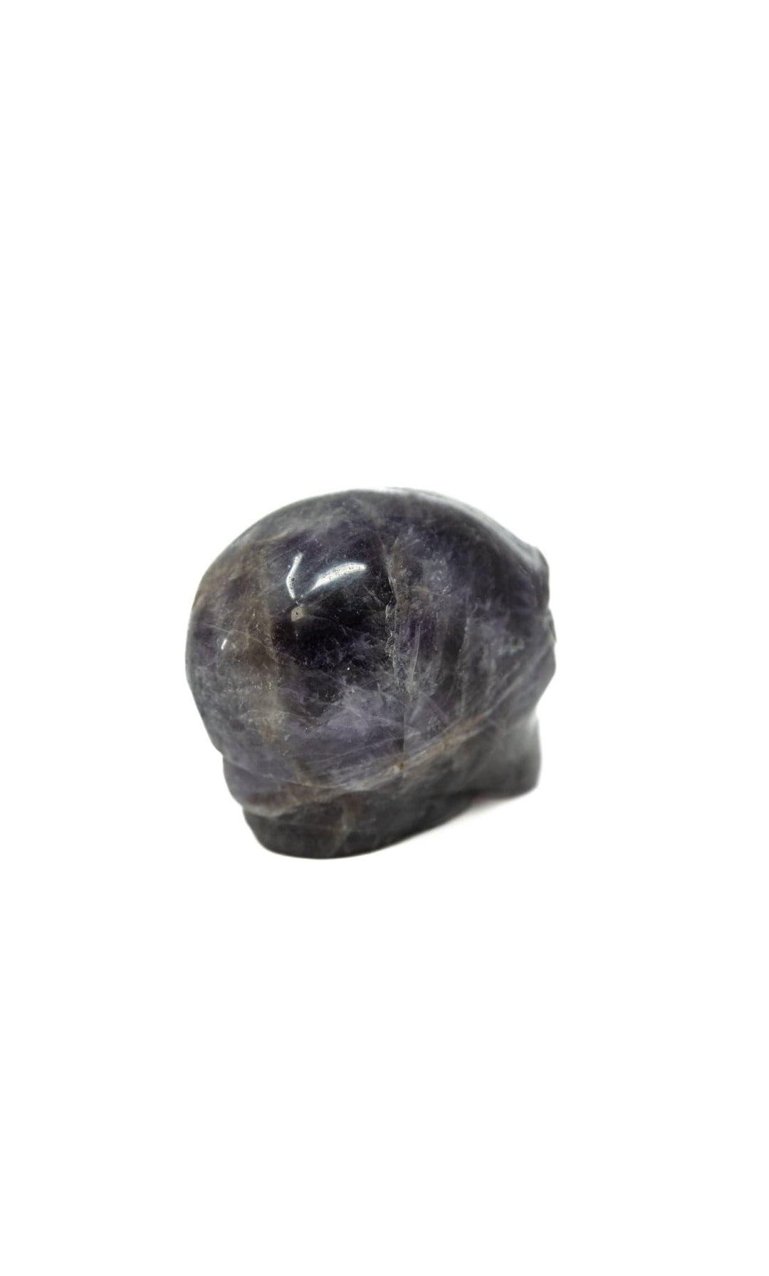 Chevron Amethyst Alien Head | The Harmony Store Carving