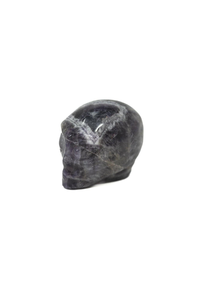 Chevron Amethyst Alien Head | The Harmony Store Carving