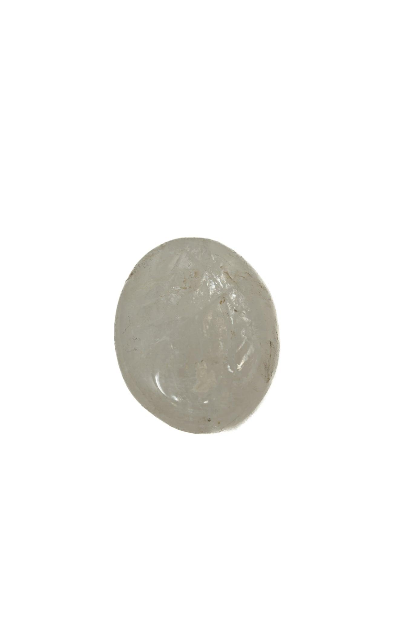 Clear Quartz Palm Stone 98 G Crystals Quartz