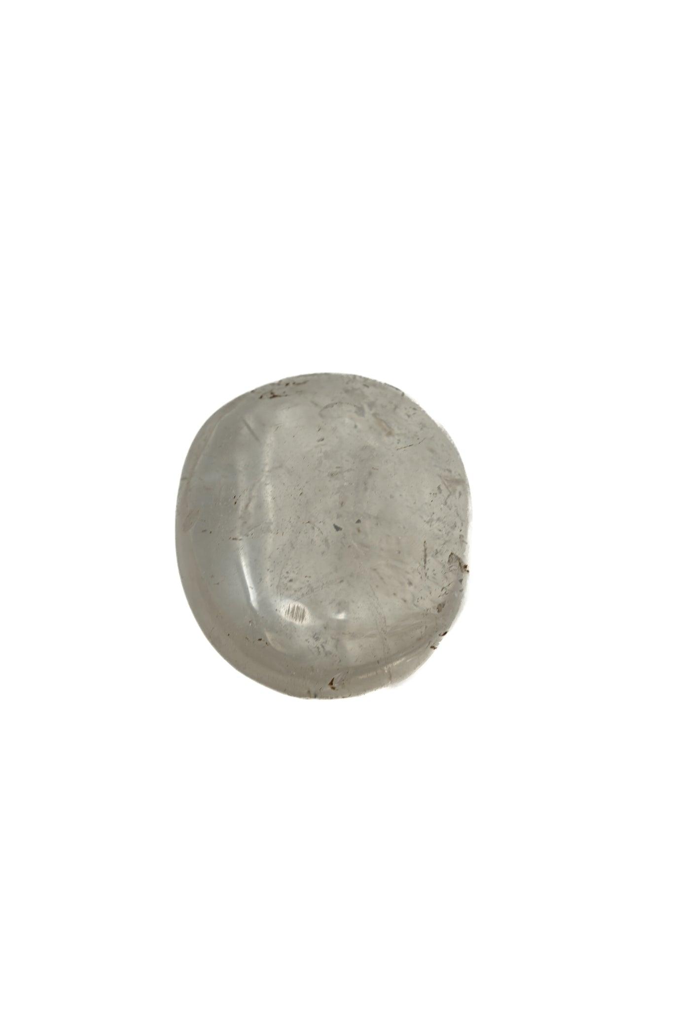 Clear Quartz Palm Stone 106 G Crystals Quartz