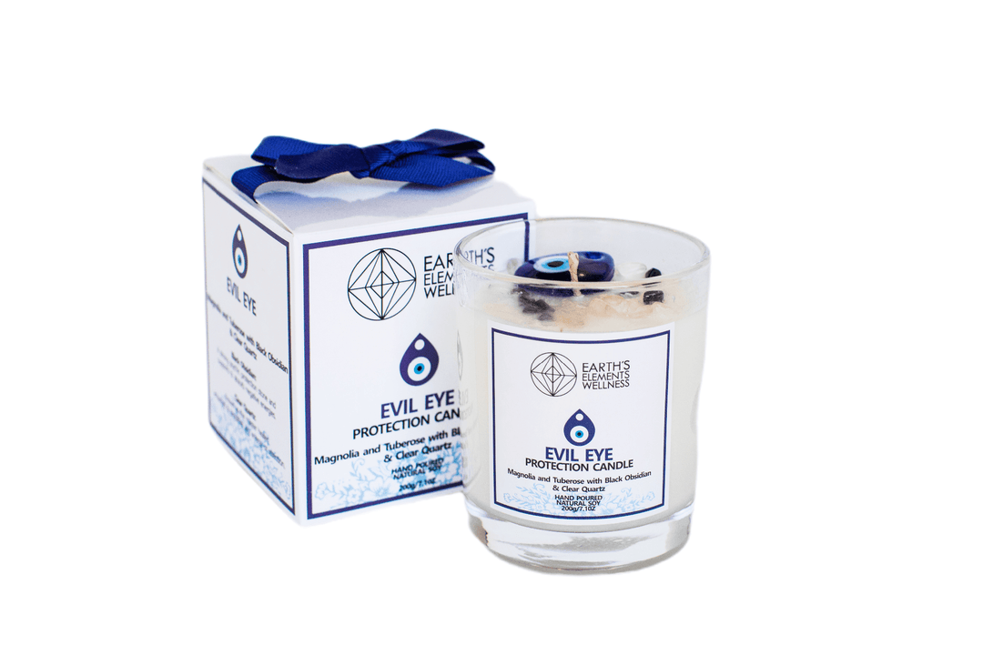 Earth Elements Crystal Candle, 5 Scents | Harmony Candle