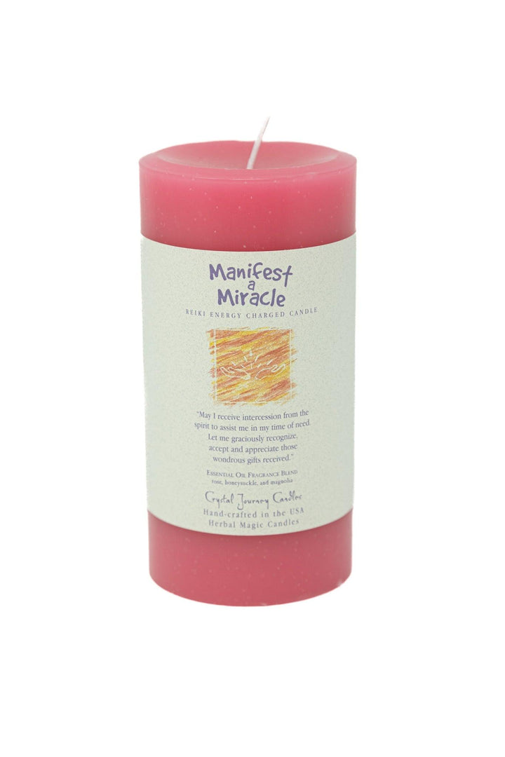 Crystal Journey Reiki Charged Candles | The Harmony Store Candle