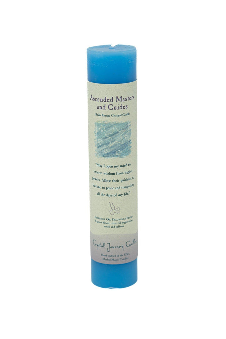 Crystal Journey Candles Ascended Masters and Guides Candles 1.5" x 7 Small pillar