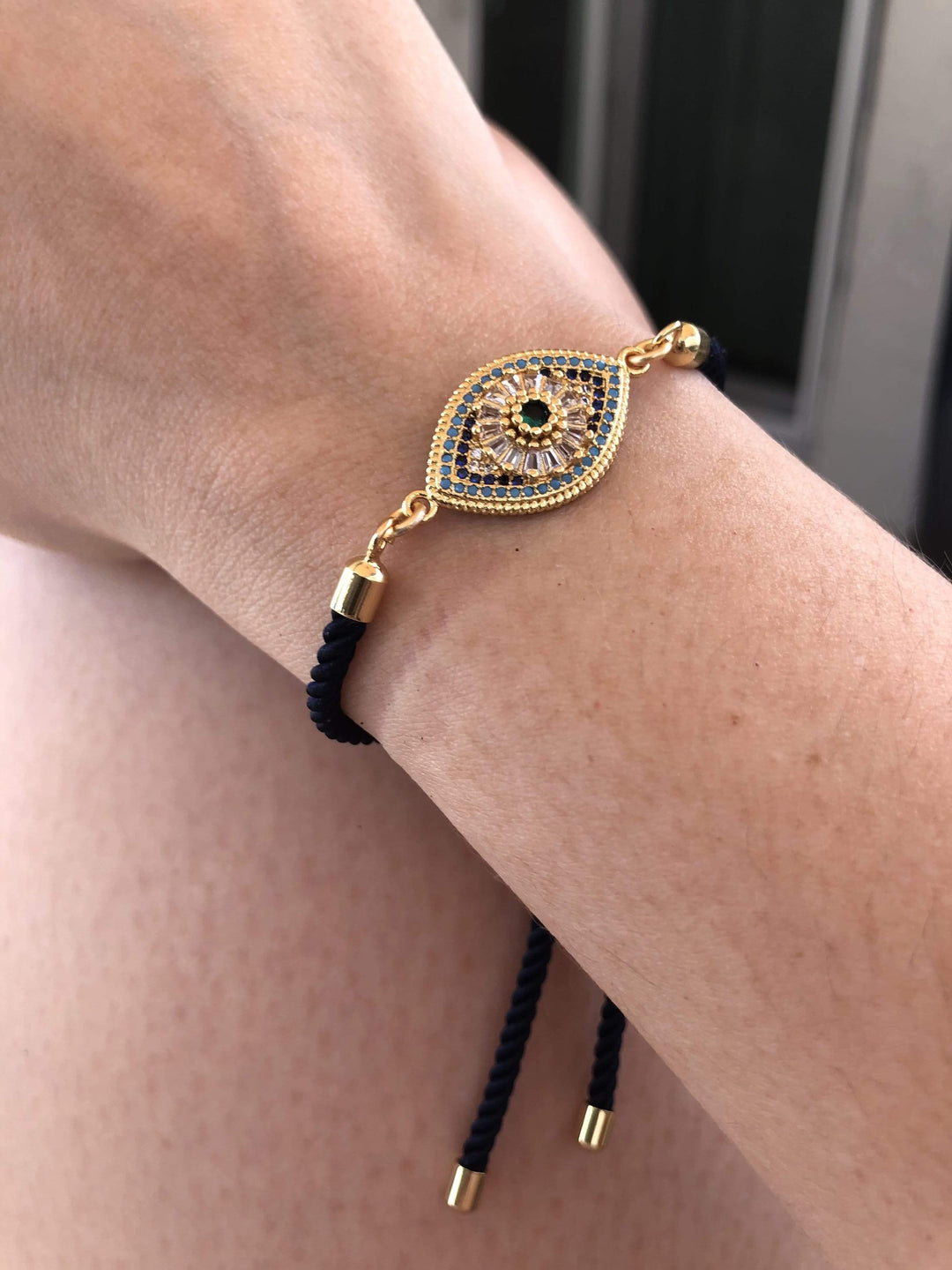 Evil Eye Adjustable Bracelet | The Harmony Store Bracelet