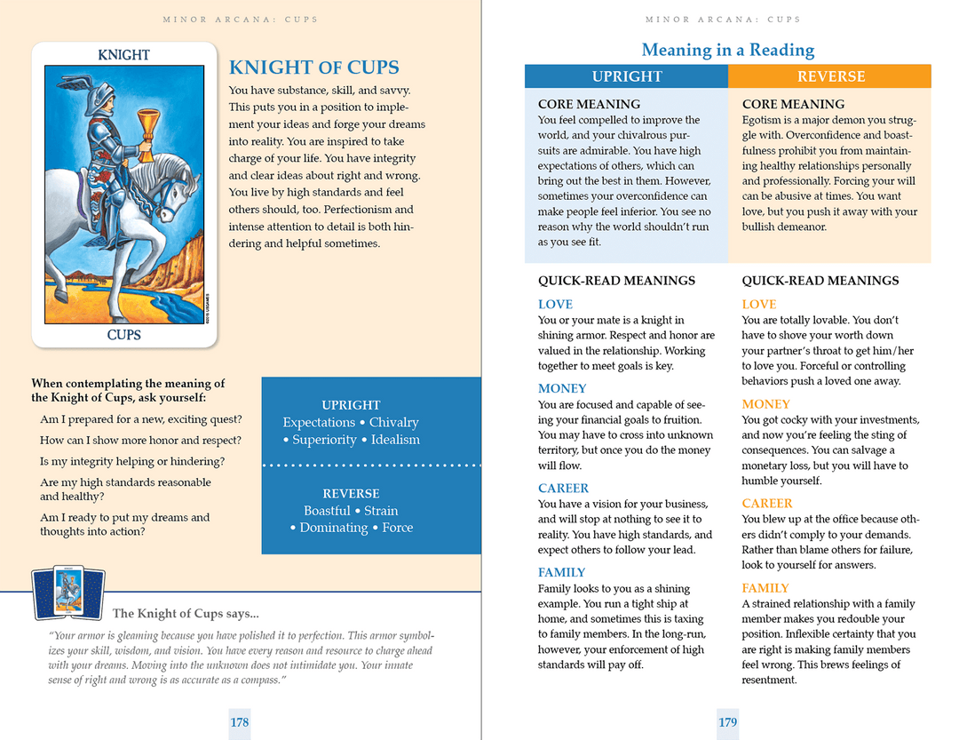 Exploring Tarot — Rider-Waite Book | The Harmony Store Book