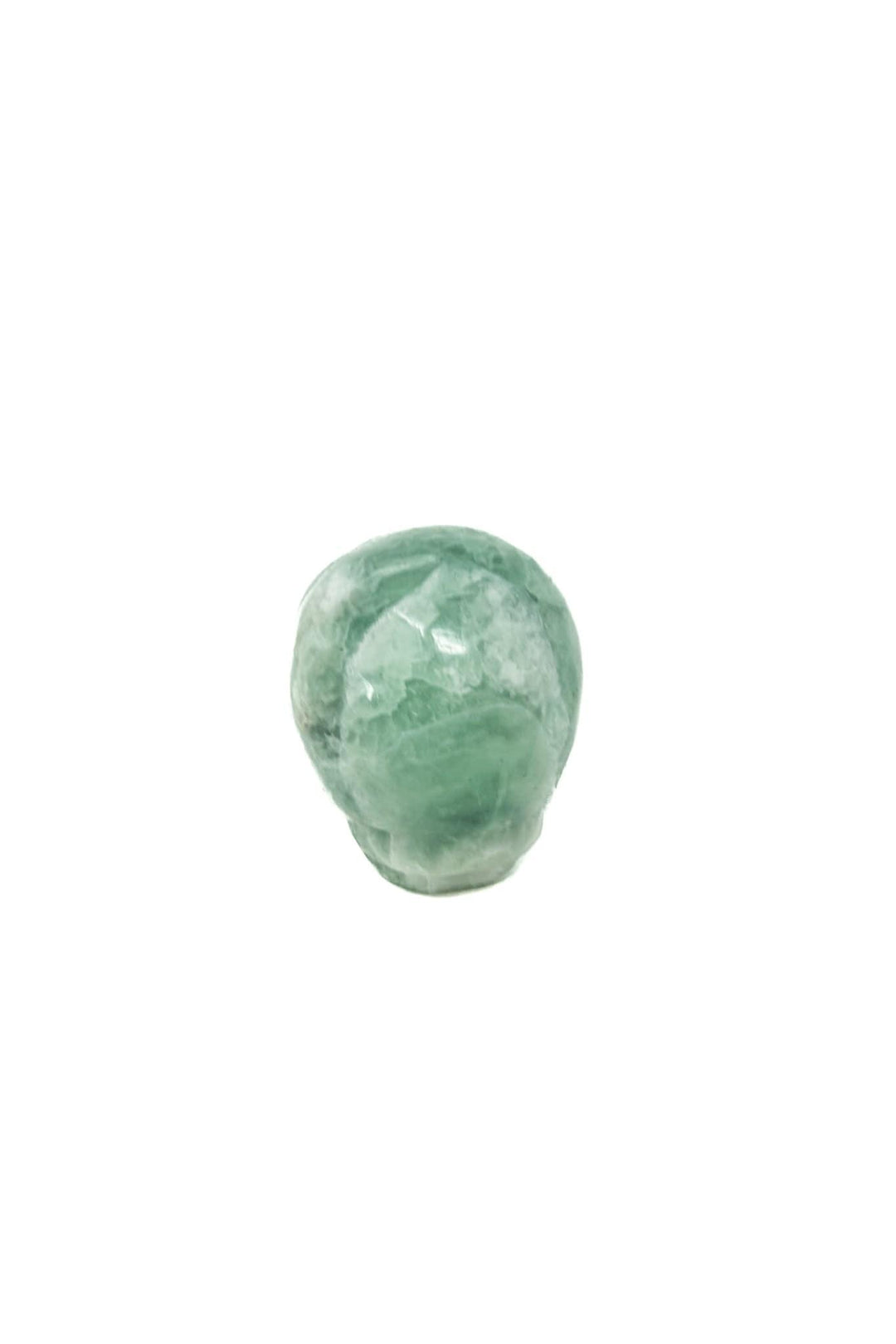 Fluorite Alien Head Carving 2" | The Harmony Store Crystal Skull
