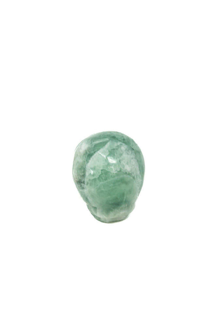 Fluorite Alien Head Hand Carved Crystal Skulls