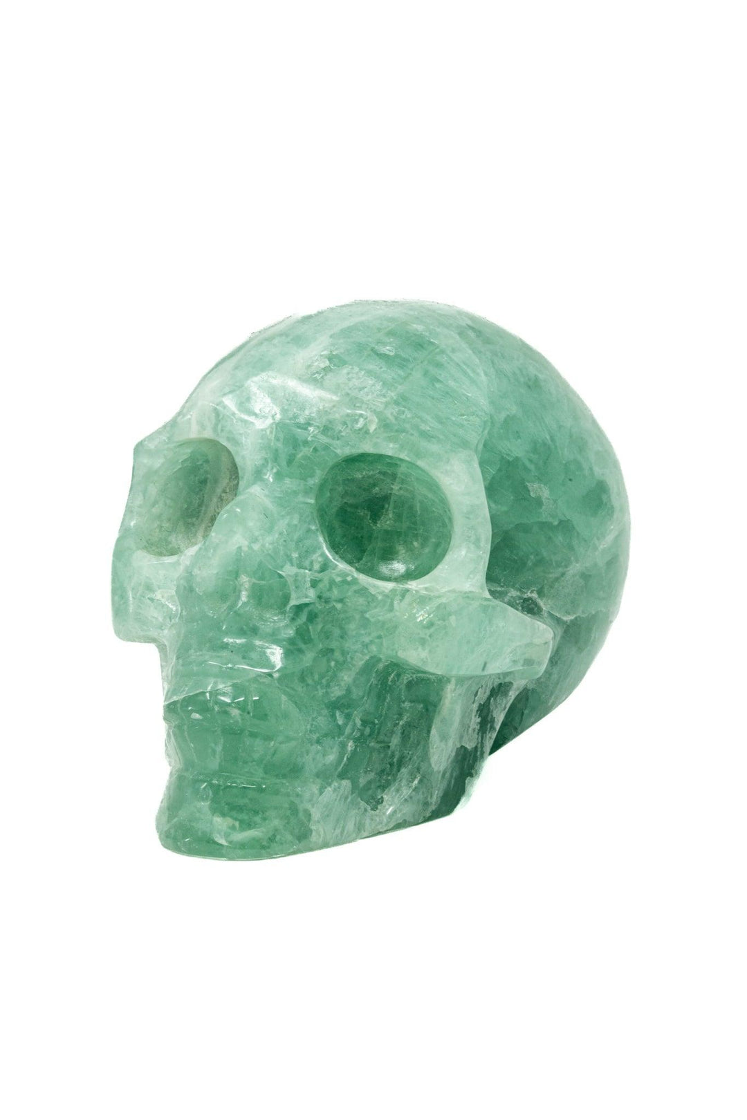 Fluorite Skull Large 4in 1.5kg | Harmony Skull
